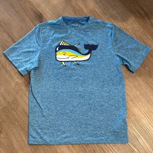 Vineyard Vines Performance Heather Blue Shirt